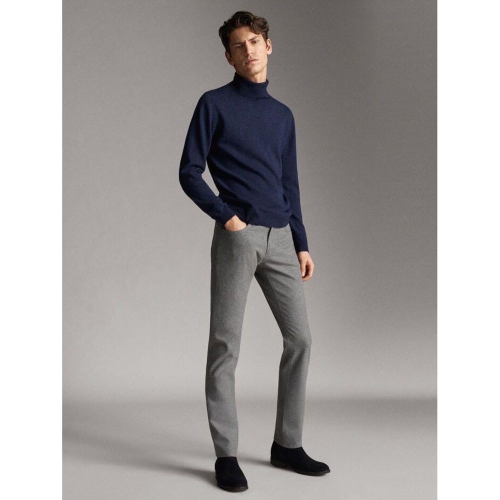 🆕 Massimo Dutti Cotton Slim Fit Pant